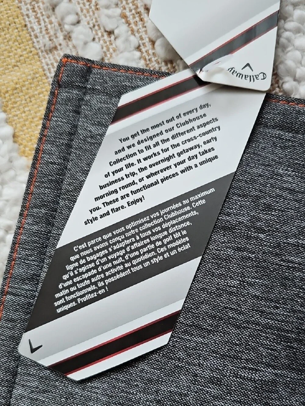 Callaway Gray Valuables Pouch 2.0